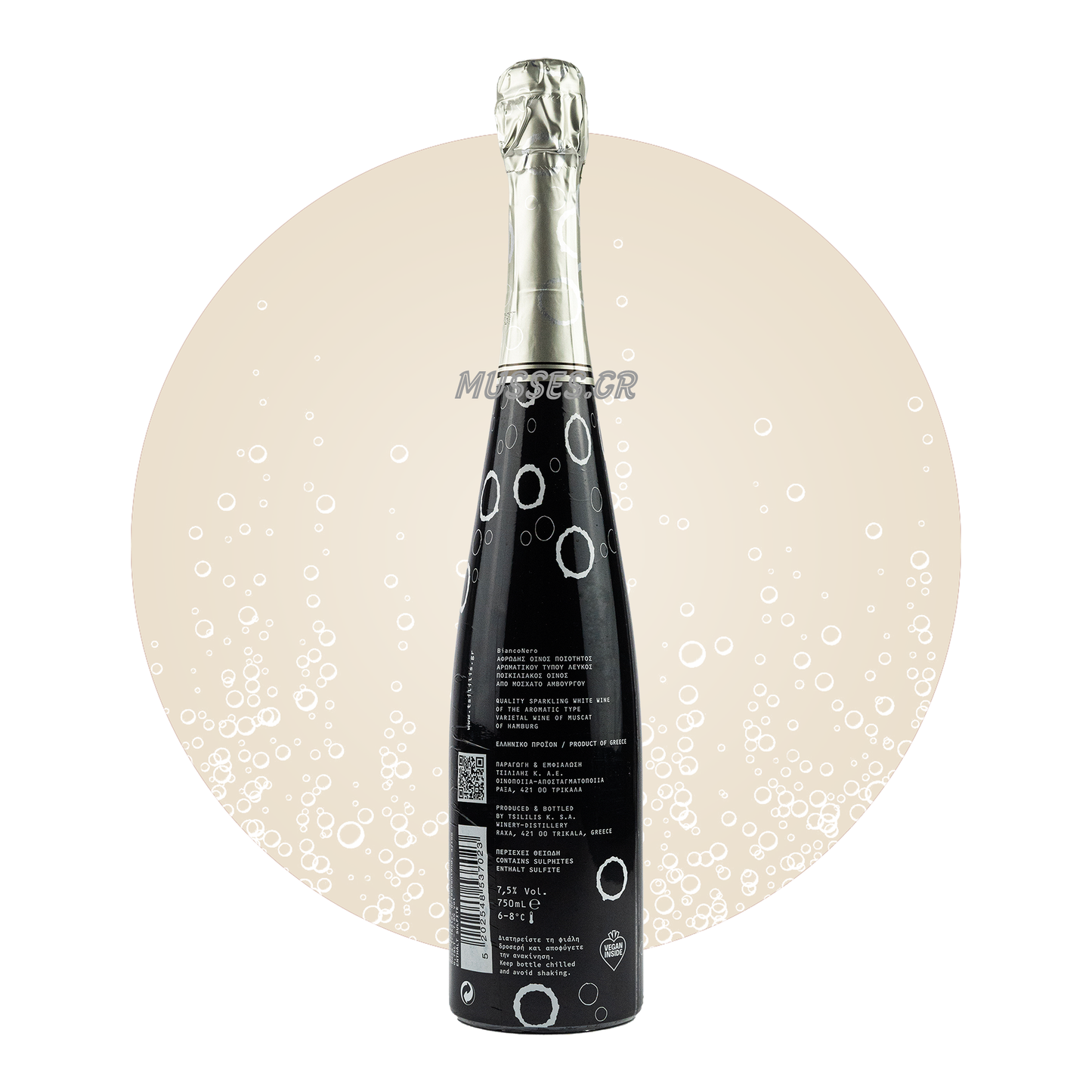 AMALIA BRUT WHITE SPARKLING 750ml - TSELEPOU ESTATE