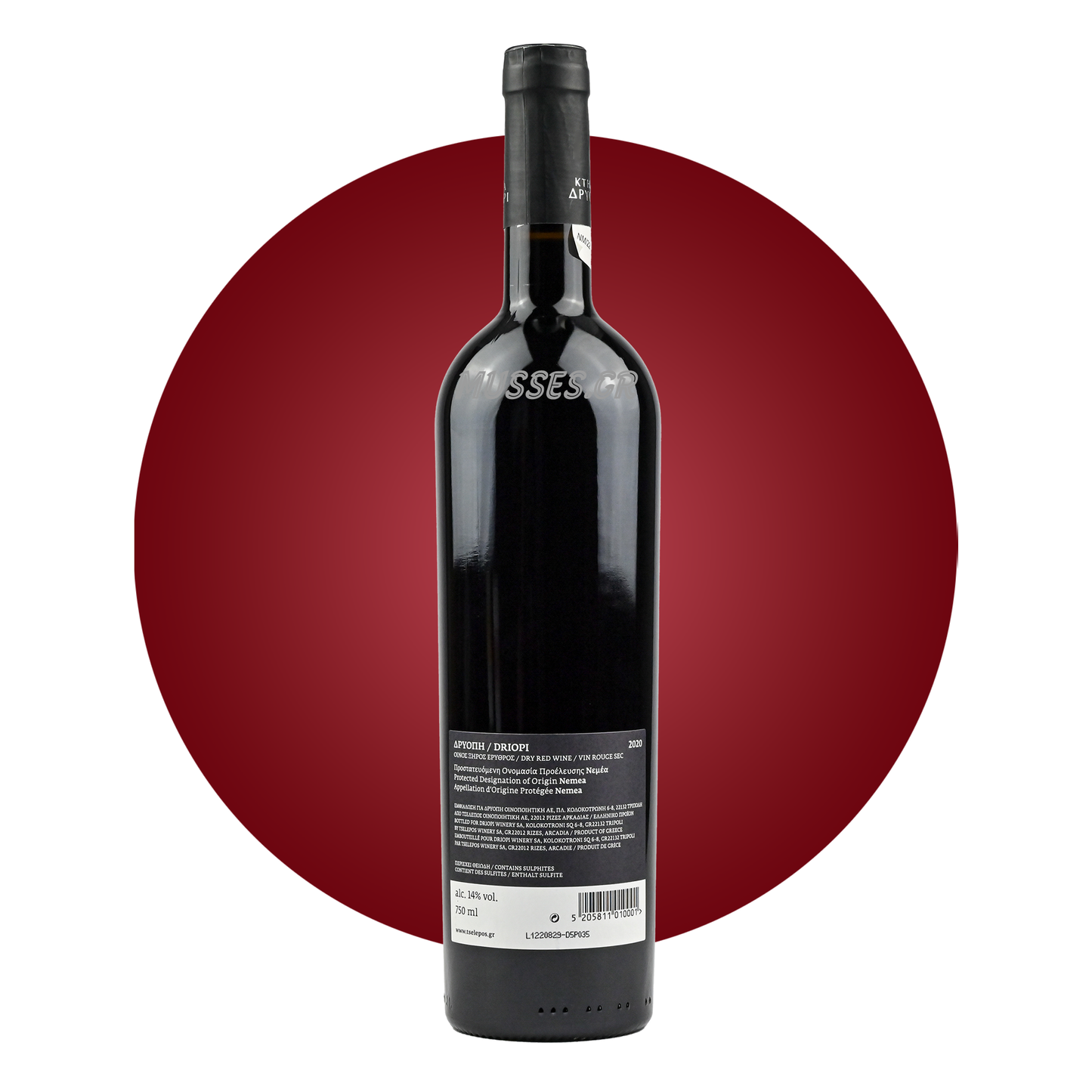 DRYOPI ESTATE RESERVE (2018) 750ml - TSELEPOU ESTATE