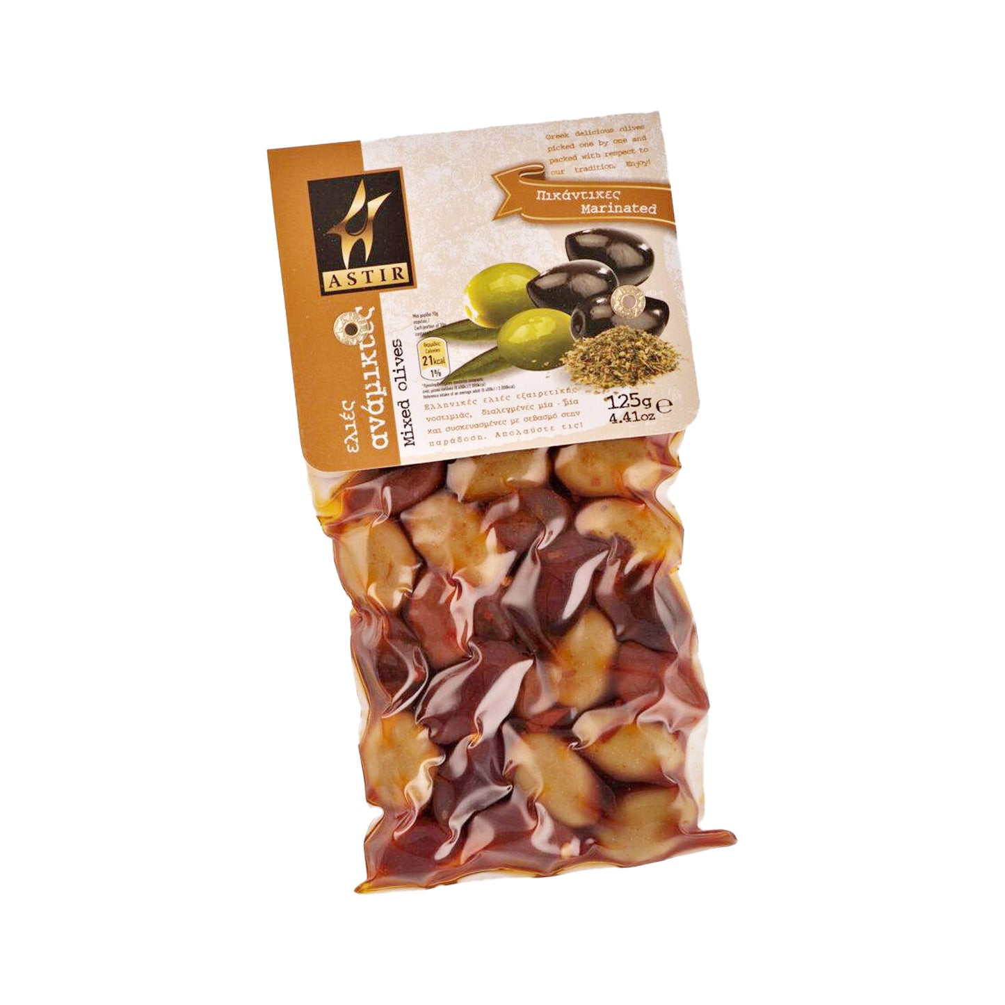 SPICY MIXED OLIVES 125gr-ASTIR