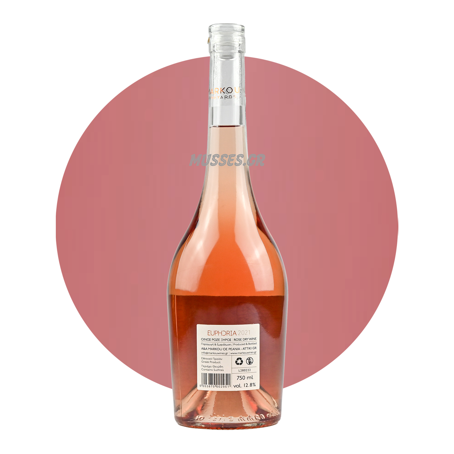 EUPHORIA ROSE 750ml (2021) - ΑΜΠΕΛΩΝΕΣ ΜΑΡΚΟΥ