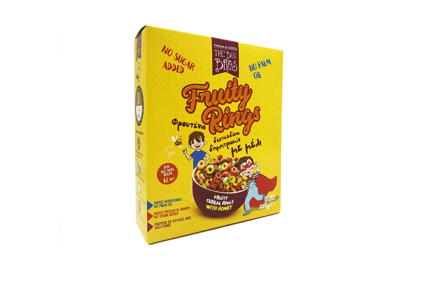 ΔΗΜΗΤΡΙΑΚΑ FRUITY RINGS 250gr - THE BEEBROS