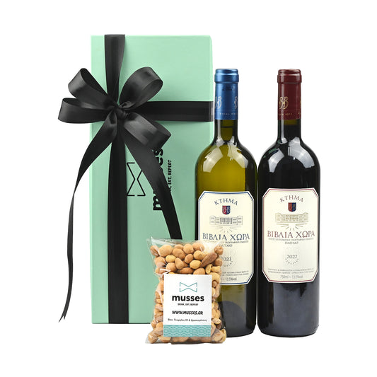 GIFT PACKAGE WITH CHAZIMEICHALI WINE AND CHOCOLATES