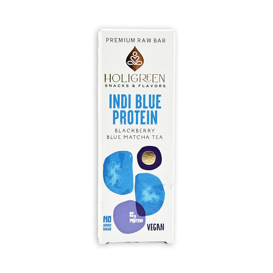 INDI BLUE PROTEIN RAW BAR 60gr - HOLIGREEN